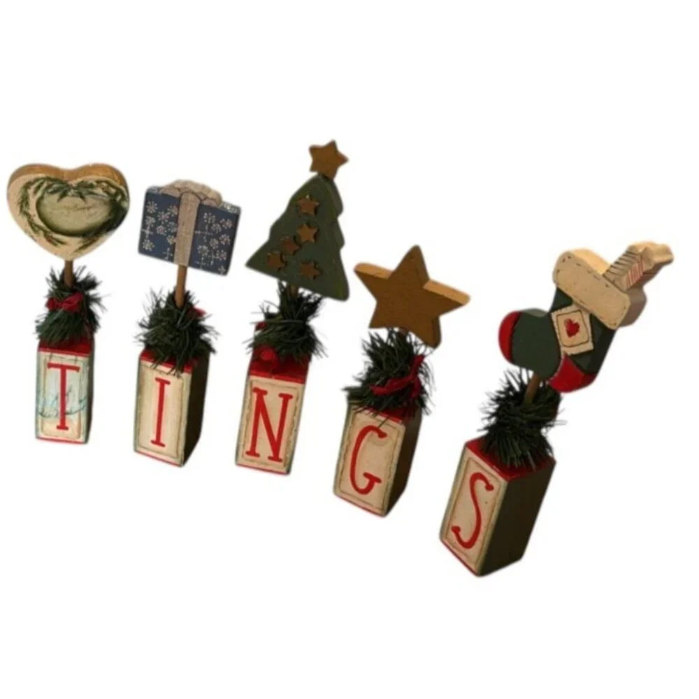 HM Wooden Blocks Christmas 